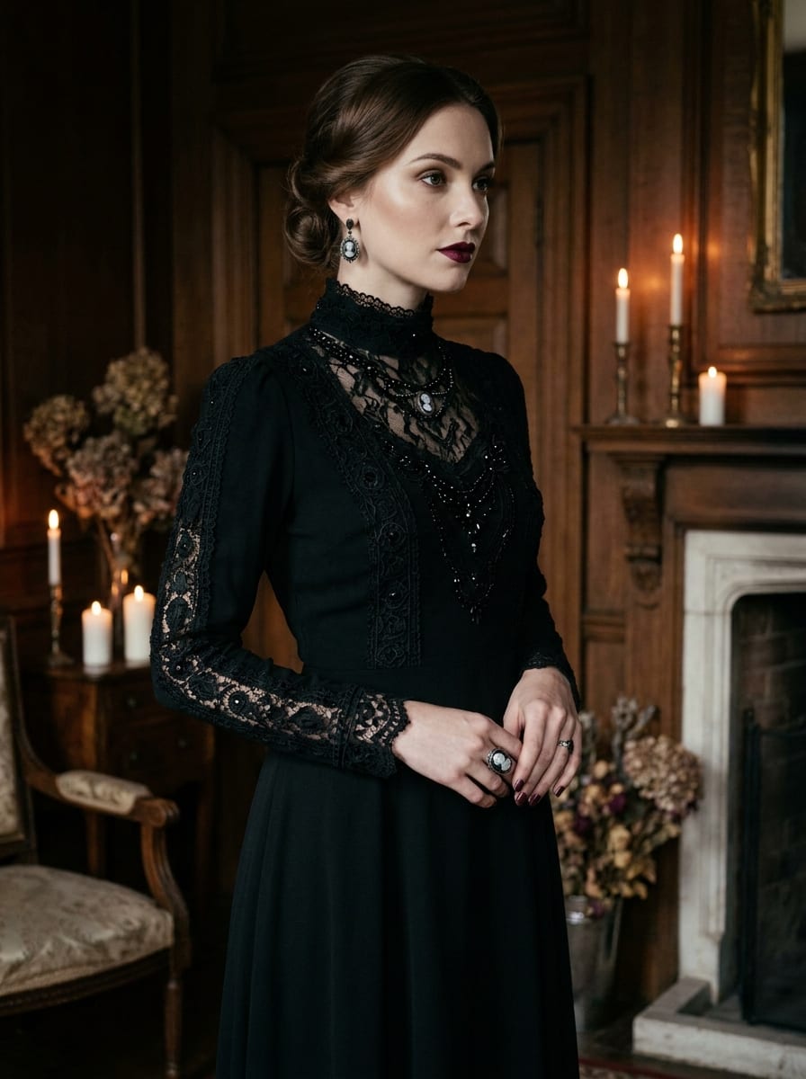 Victorian Gothic Look - Halloween Kostüm Frauen